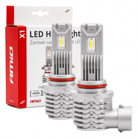 Automobilové LED žiarovky série X1 HB3 9005/HIR1 9011/H10 6500K Canbus AMIO-02968