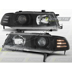 Honda Prelude 1992-97 Predné číre svetlá Angel Eyes black (LPHO11)