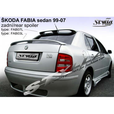 Škoda Fabia sedan 1999+ zadný spoiler (EÚ homologácia) Škoda Fabia sedan 1999+ zadný spoiler (EÚ homologácia)