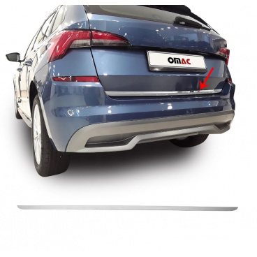 Nerez leštený kryt hrany kufra Škoda Kamiq 2020+ Nerez leštený kryt hrany kufra Škoda Kamiq 2020+