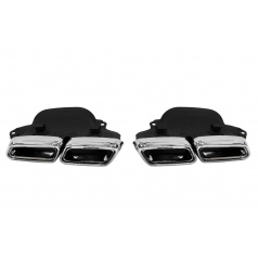 Koncovka tlmiča 285x80mm vstup 160x100mm Mercedes W212 Leštená Sada