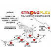Subaru Impreza 2001+ GD GG StrongFlex Sport sestava silentbloků jen pro zadní nápravu 18 ks