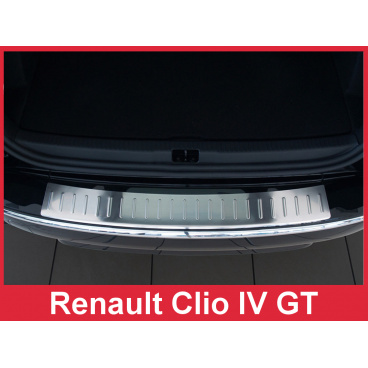 Nerez kryt- ochrana prahu zadného nárazníka Renault Clio IV Grand Tour 2013-16 Nerez kryt- ochrana prahu zadného nárazníka Renault Clio IV Grand Tour 2013-16