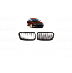 Gril BMW 7 E38 dvojité rebrovanie Lesklá čierna