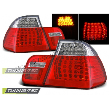 BMW E46 09.2001-03.2005 Sedan zadné lampy red white LED (LDBM78)
