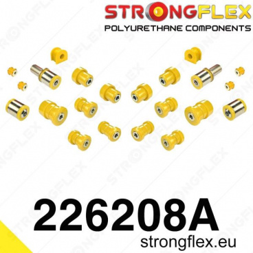 Audi Allroad 1997-03 Strongflex Šport zostava silentblokov len pre zadnú nápravu 19 ks