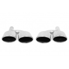 Koncovka tlmiča 126x74mm vstup 51mm Mercedes C63 AMG