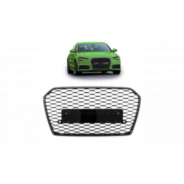 Gril Audi A6 C7 Facelift Lesklá Čierna Gril Audi A6 C7 Facelift Lesklá Čierna