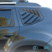 Plastové kryry zadných bočných okien Dacia Duster 2010-18