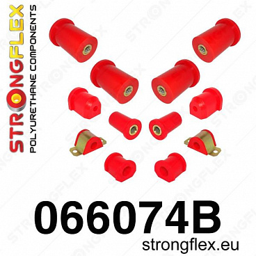 Fiat Seicento 1998-08 Strongflex kompletná zostava silentblokov 12 ks Fiat Seicento 1998-08 Strongflex kompletná zostava silentblokov 12 ks