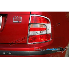 Škoda Fabia rámček zadných svetiel - combi, sedan - chróm (r.v. do 8/2004)