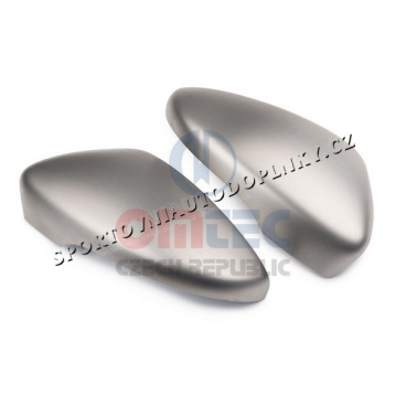 VW New Beetle 2013+ nerez kryty zrkadiel štýl R-Line brúsený nerez Omtec