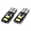 Žiarovky 4 SMD 2835 LED T10 (W5W) 12V biela CAN-BUS krátka
