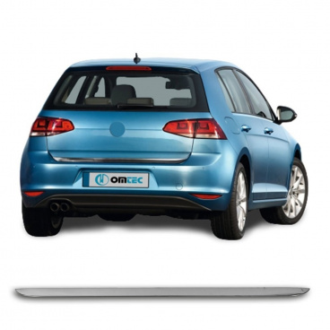 Nerez chróm čierna spodná lišta kufra VW Golf 7 2012-20 HTB