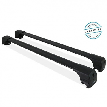 Uzamykatelné alu střešní nosiče s plnou lyžinou černé Jaecoo J7, BYD