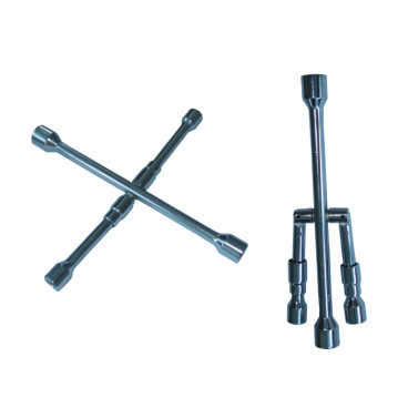 Kľúč na kolesá krížový skladací 17,19,21 a 23 mm Kľúč na kolesá krížový skladací 17,19,21 a 23 mm