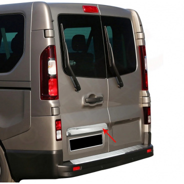 Nerez kryt madla zadných dverí Omtec pre vybrané typy dodávok
