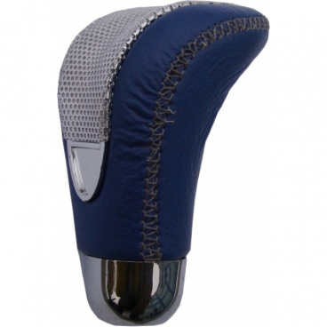 Rukoväť radiacej páky modrá - chróm Rukoväť radiacej páky modrá - chróm