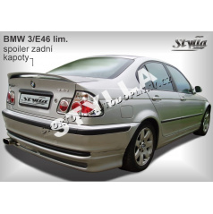 BMW 3, E46 Sedan 98+ zadné krídlo (EÚ homologácia)