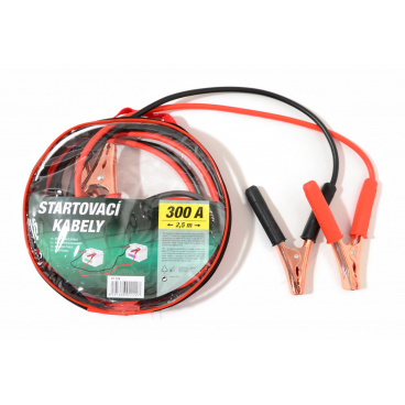 Štartovacie káble 300A zipper bag 2,5m Štartovacie káble 300A zipper bag 2,5m