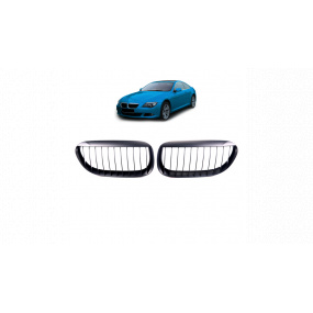 Mriežka BMW 6 E63 E64 jednotlivé lamely Matná čierna