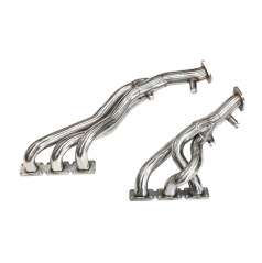 Športový nerez výfukové zvody TurboWorks BMW E46 323i 328i