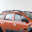 Nerez lišty okien Omtec Dacia Duster 2018+ brúsené matné prevedenie 4 ks