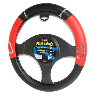 Poťah volantu Rally červený, modrý, sivý, béžový Poťah volantu Rally červený, modrý, sivý, béžový