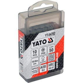 Bit křížový 1/4" PH2 x 50 mm 10 ks