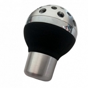 Hlavice řadící páky kovová SILVER/BLACK Hlavice řadící páky kovová SILVER/BLACK