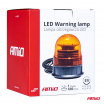 Výstražná blikajúca lampa maják 39 LED magnet R65 R10 12V 24V W02m