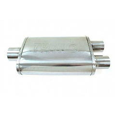 Stredový tlmič 63,5-57mm TurboWorks LT 304SS 355mm