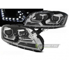 VW Passat B7 10.2010- 10.2014 predné číre svetlá Daylight black (LPVWM8)