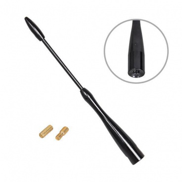 Anténny prút AL čierny - dĺžka 16cm