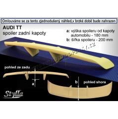 AUDI TT zadné krídlo AU8L