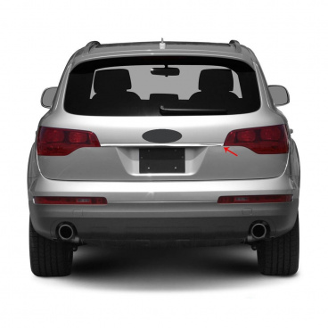 Nerez leštená lišta nad ŠPZ Omtec AUDI Q7 2006-10 (4L)