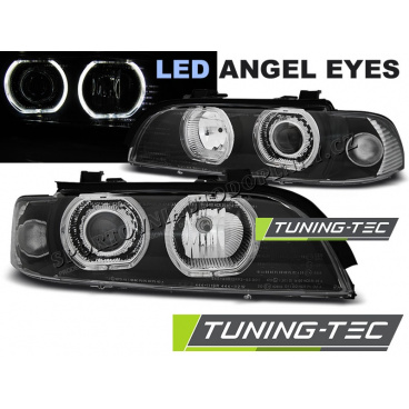 BMW E39 09.1995-06.2003 predné číre svetlá Angel Eyes LED H7/H7 black (LPBME1) BMW E39 09.1995-06.2003 predné číre svetlá Angel Eyes LED H7/H7 black (LPBME1)