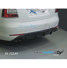 Difúzor zadného nárazníka - čierný dezén Škoda Octavia II facelift sedan, combi