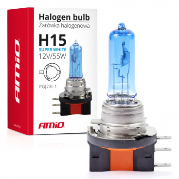 Halogénová žiarovka H15 12V 55W Super White Vertex Halogénová žiarovka H15 12V 55W Super White Vertex
