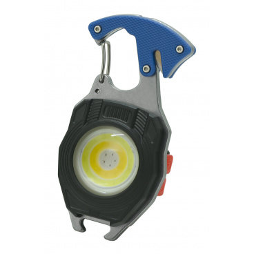 Svítilna COB 740lm se zapalovačem a řezačem pásů Svítilna COB 740lm se zapalovačem a řezačem pásů