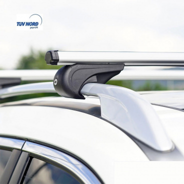 Alu strešné nosiče s uzamčením pre vybrané modely aut, ktoré nemajú plné lyžiny Alu strešné nosiče s uzamčením pre vybrané modely aut, ktoré nemajú plné lyžiny