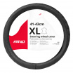 Kožený prešívaný poťah na volant automobilu XL 41-43 cm SWC-51-XL