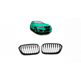 Gril BMW 1 F20 F21 Facelift jednotlivé rebrá Gloss Black