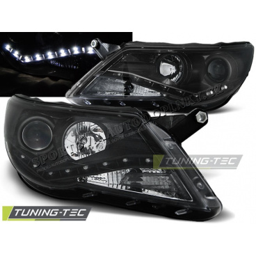 VW Tiguan 2007-11 Predné číre svetlá Daylight LED Black (LPVWF3) VW Tiguan 2007-11 Predné číre svetlá Daylight LED Black (LPVWF3)