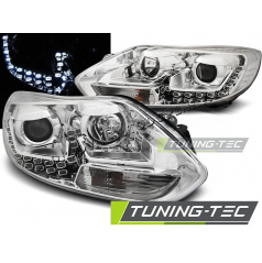 Ford Focus MK3 2011- 10.2014 predné číre svetlá Daylight chrome (LPFO60)