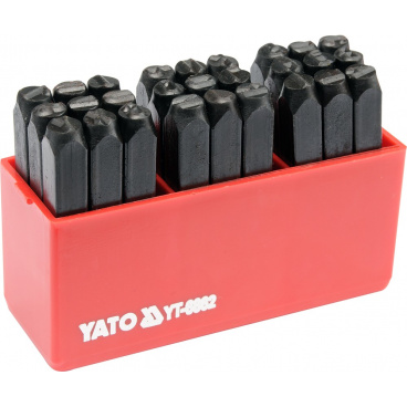 Razidlá písmenkové 6 mm 27 ks A-Z,& Razidlá písmenkové 6 mm 27 ks A-Z,&