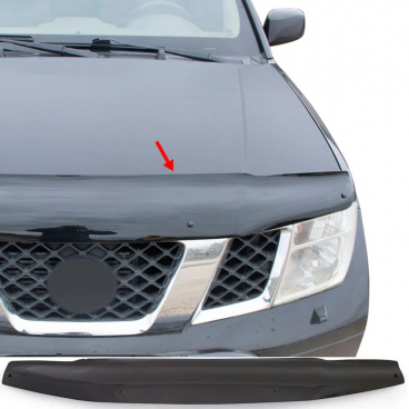 Deflektor prednej kapoty Nissan Navara 2006-15 Deflektor prednej kapoty Nissan Navara 2006-15