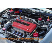 Honda Civic 1992-00, Integra Alu kryt poistné skrine v motore červený, modrý, chróm