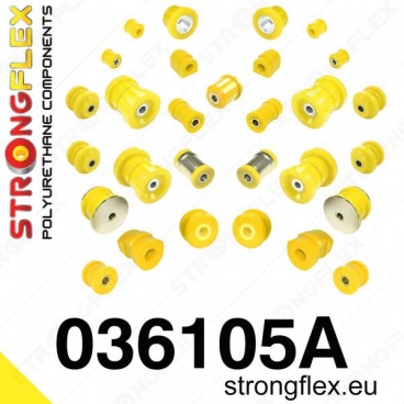 BMW rada 3 (E36) Strongflex Šport kompletná zostava silentblokov 26 ks BMW rada 3 (E36) Strongflex Šport kompletná zostava silentblokov 26 ks