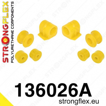 Opel Vectra A 1988-95 StrongFlex Sport sestava silentbloků jen pro přední nápravu 6 ks Opel Vectra A 1988-95 StrongFlex Sport sestava silentbloků jen pro přední nápravu 6 ks